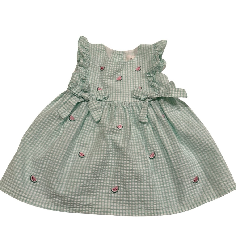 Mint green watermelon dress